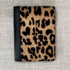 Jcrew animal print passport cover